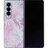 Blue and Purple Marble Galaxy Z Fold4 5G Skin